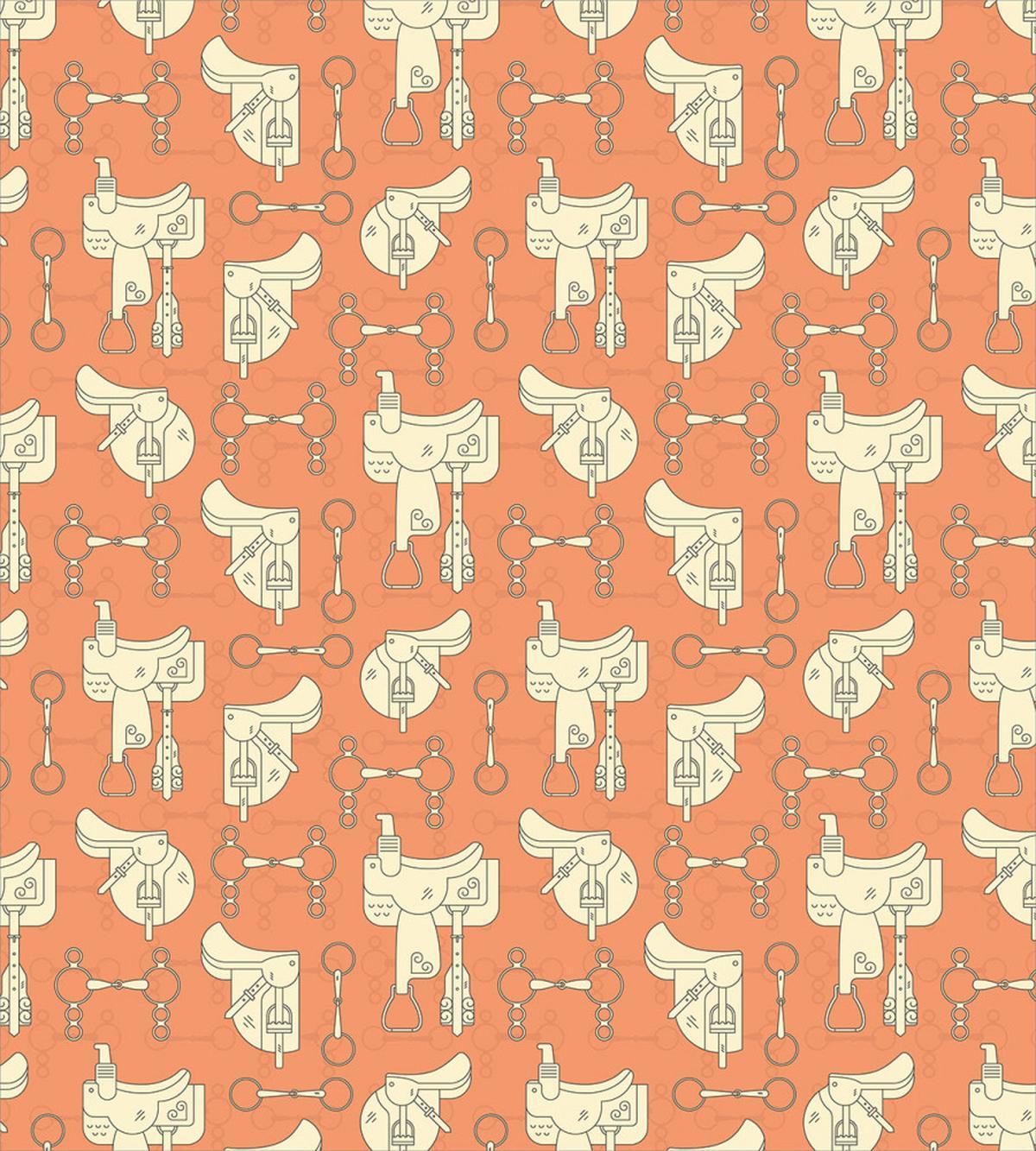 Western Saddles Bits Elements — Pattern