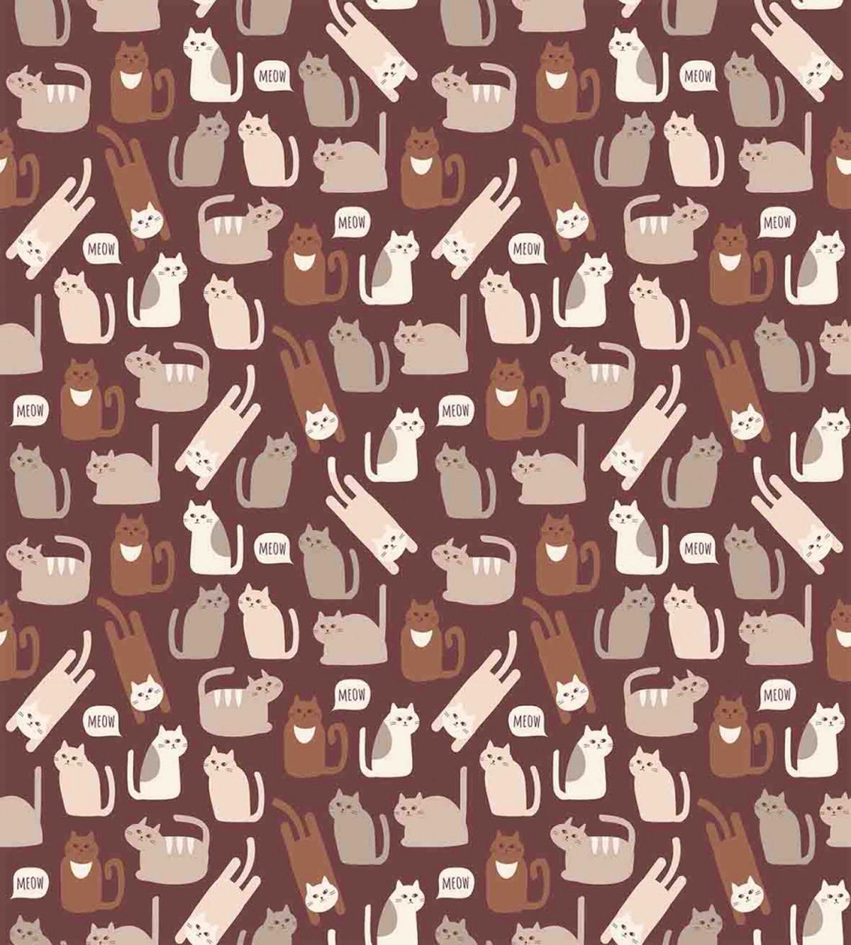 Funny Little Kittens Meow — Pattern
