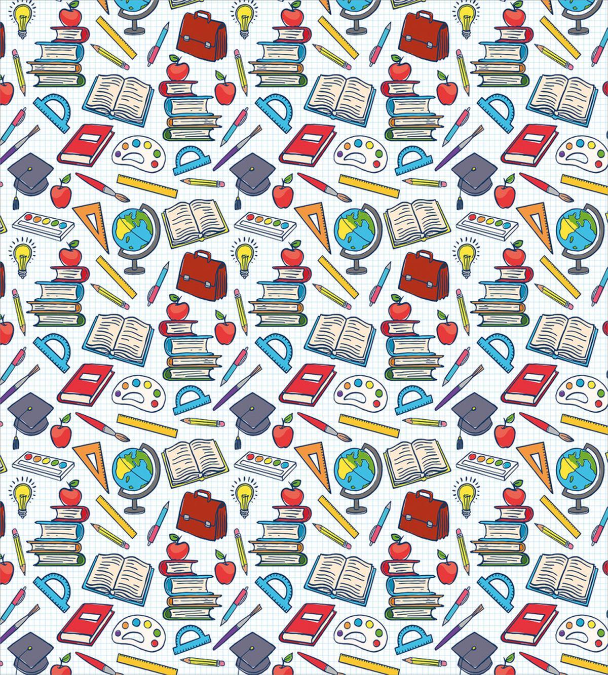 School Student Supplies — Pattern