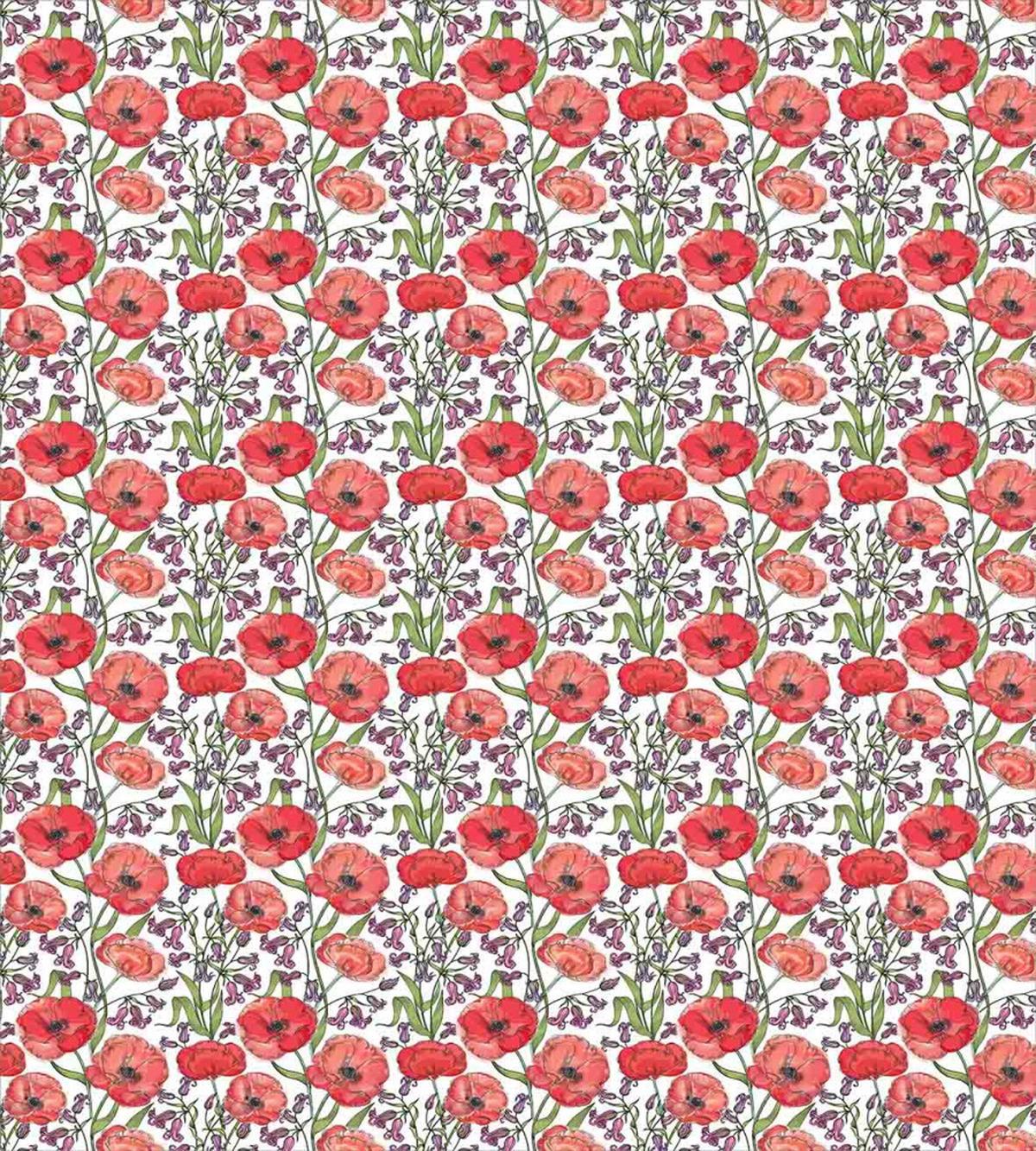 Poppy Blossoms Garden — Pattern