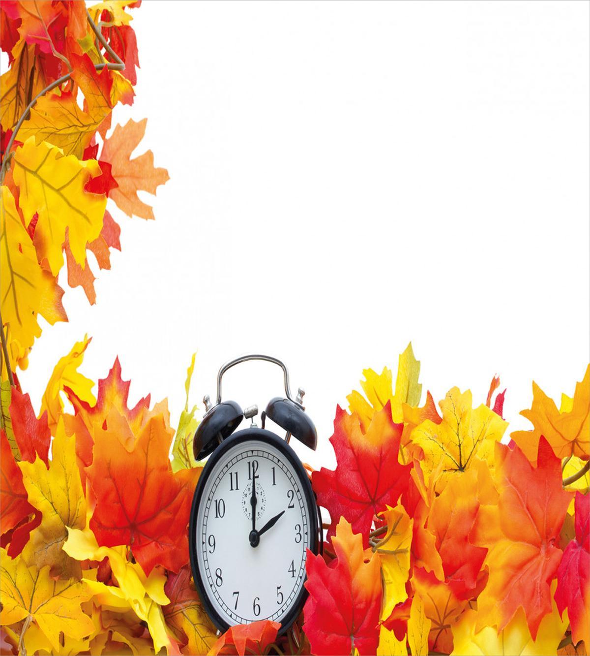 Autumn Leaves Clock — Pattern