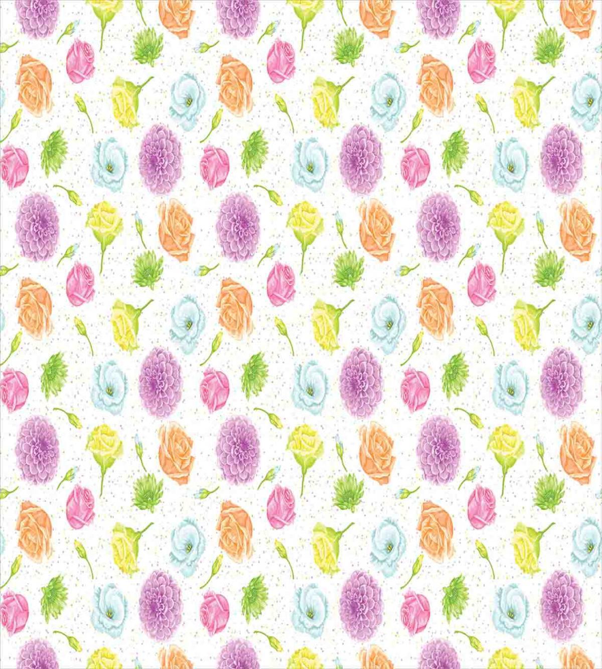 Delicate Flowers Sketch — Pattern