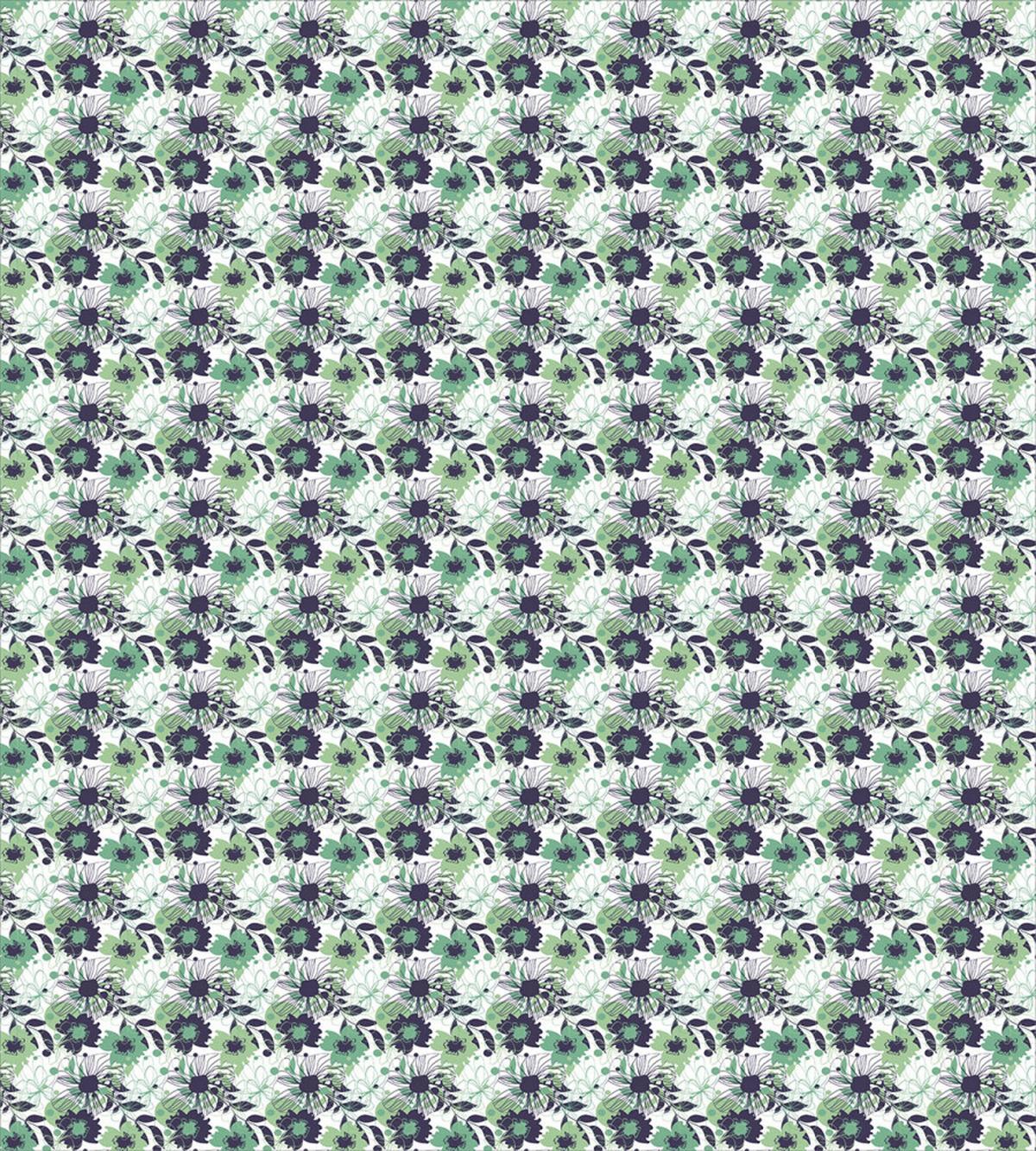 Vintage Flowers Polka Dots — Pattern