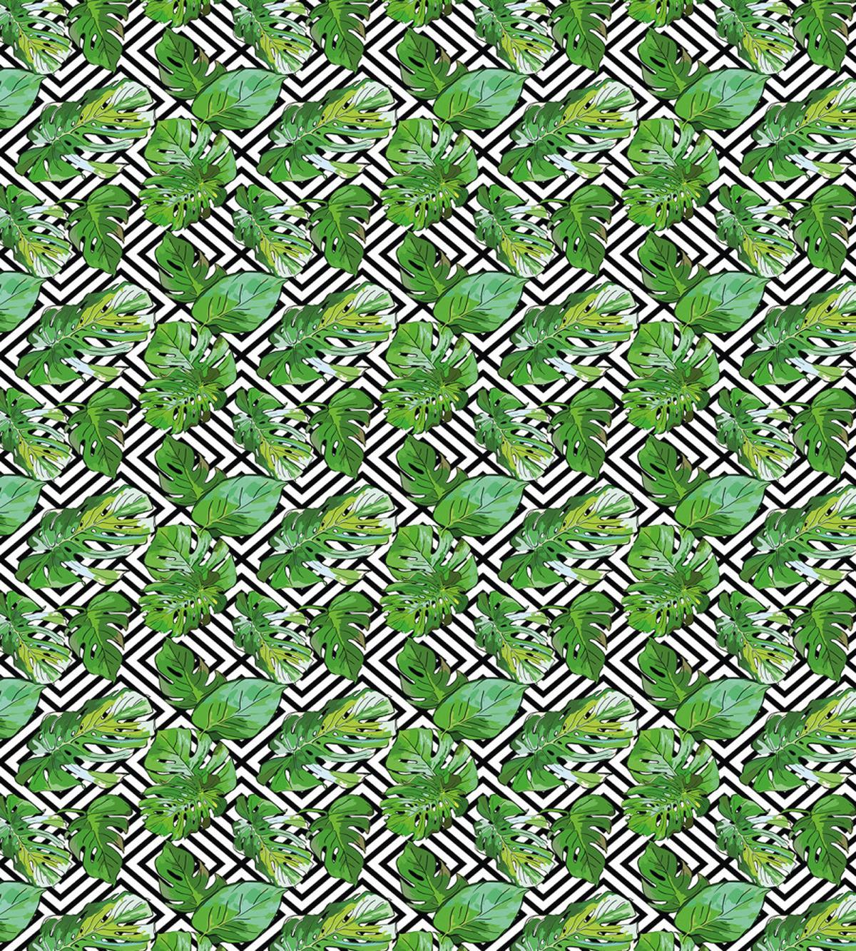 Macro Palm Tree Leaves — Pattern
