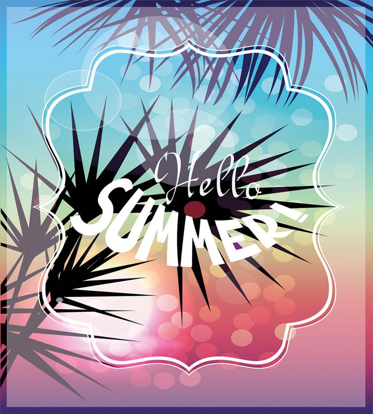 Tropical Palm Tree — Pattern