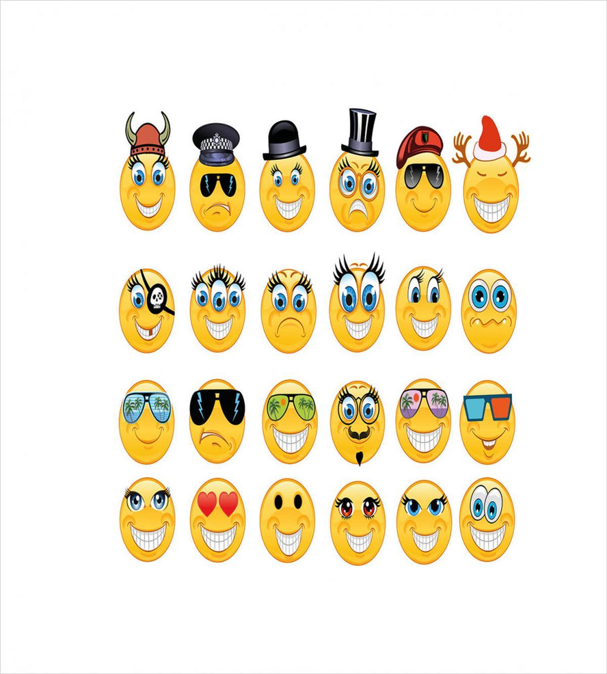 Cartoon Faces Viking — Pattern