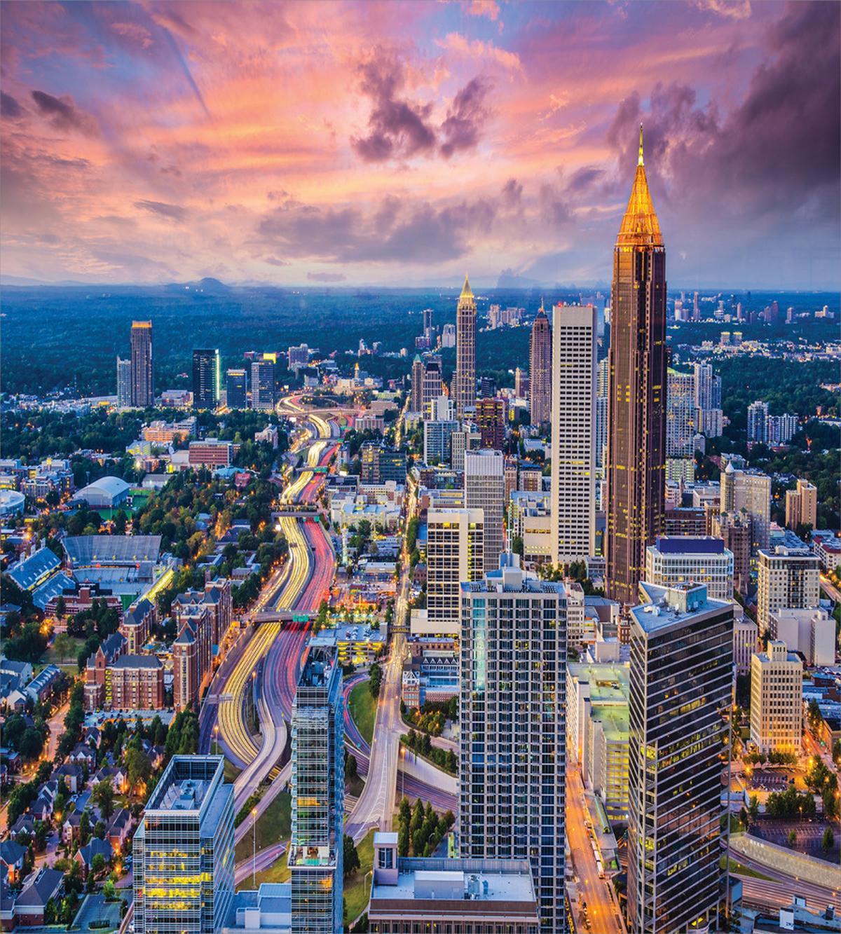 Atlanta City Georgia Town — Pattern