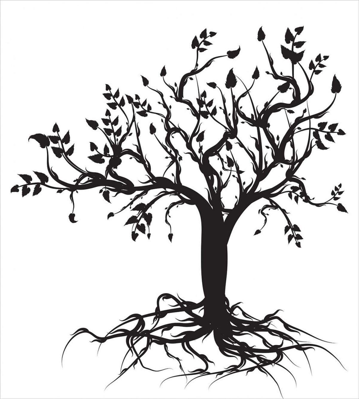 Nature Silhouette Art — Pattern
