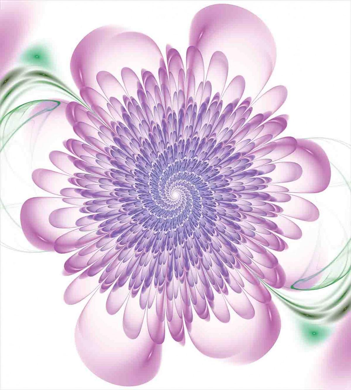 Floral Harmonic Spirals — Pattern