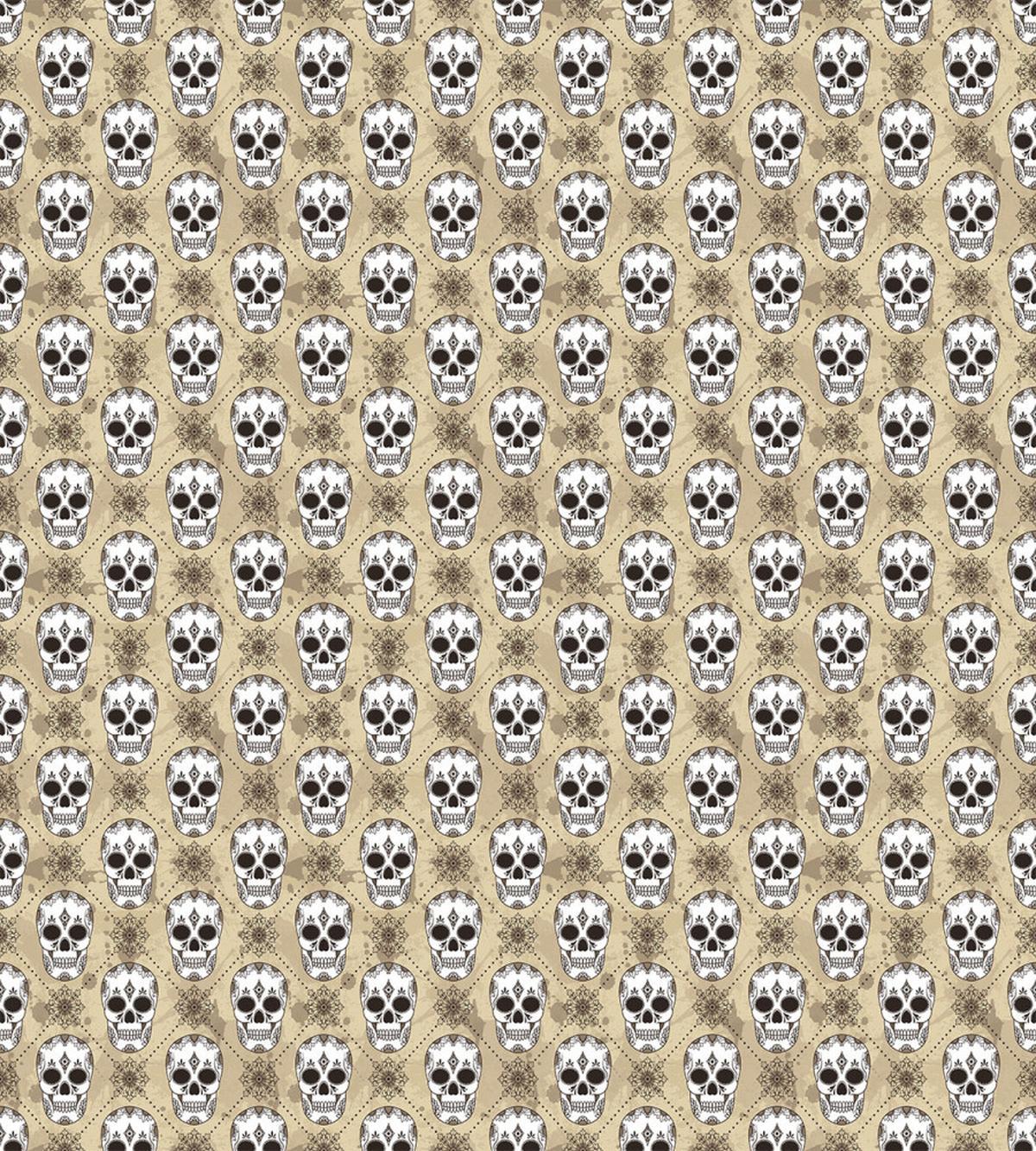 Grunge Sugar Skulls — Pattern