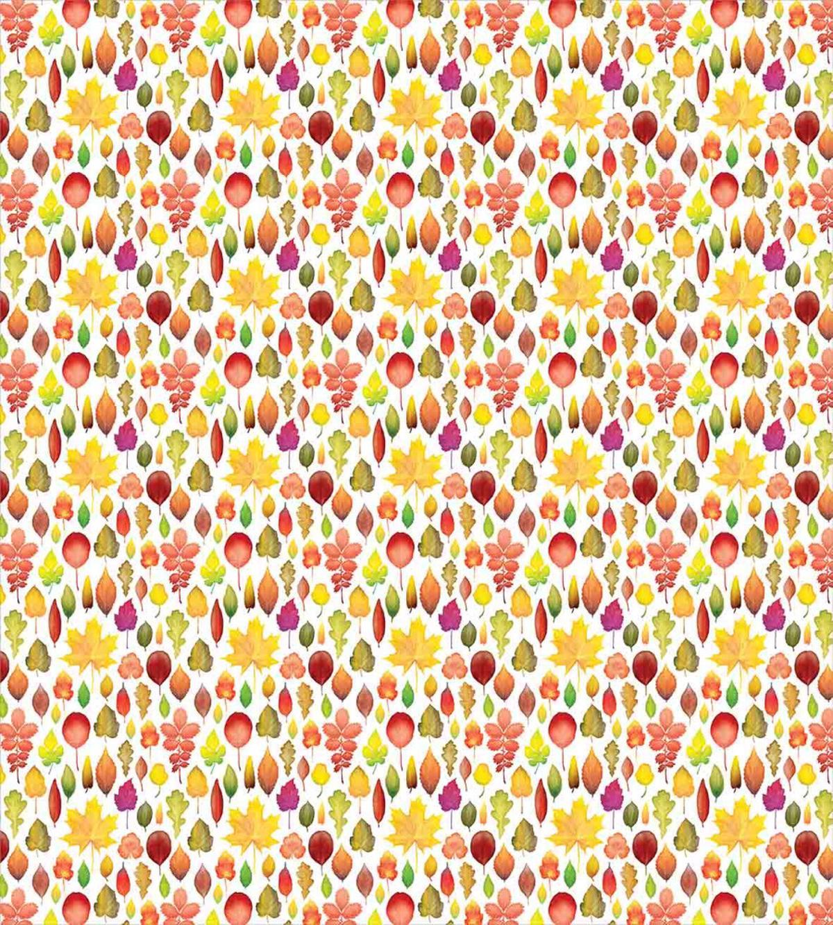 Colorful Leafage Woodland — Pattern