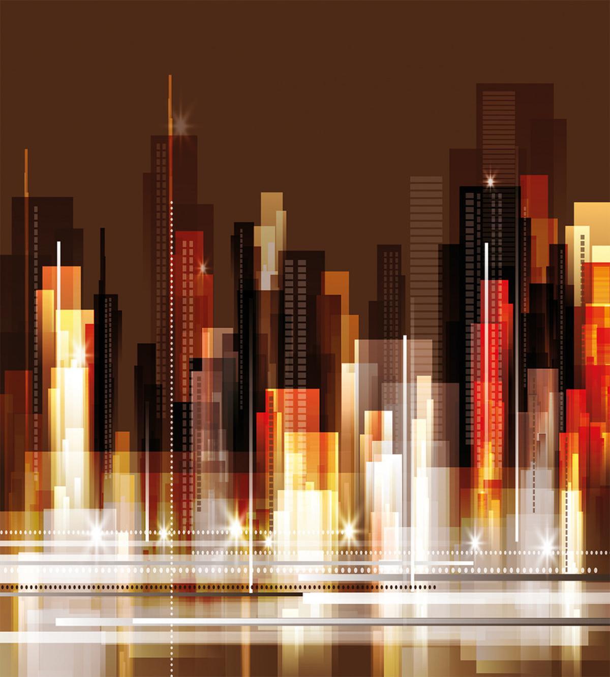 Abstract Urban Downtown — Pattern