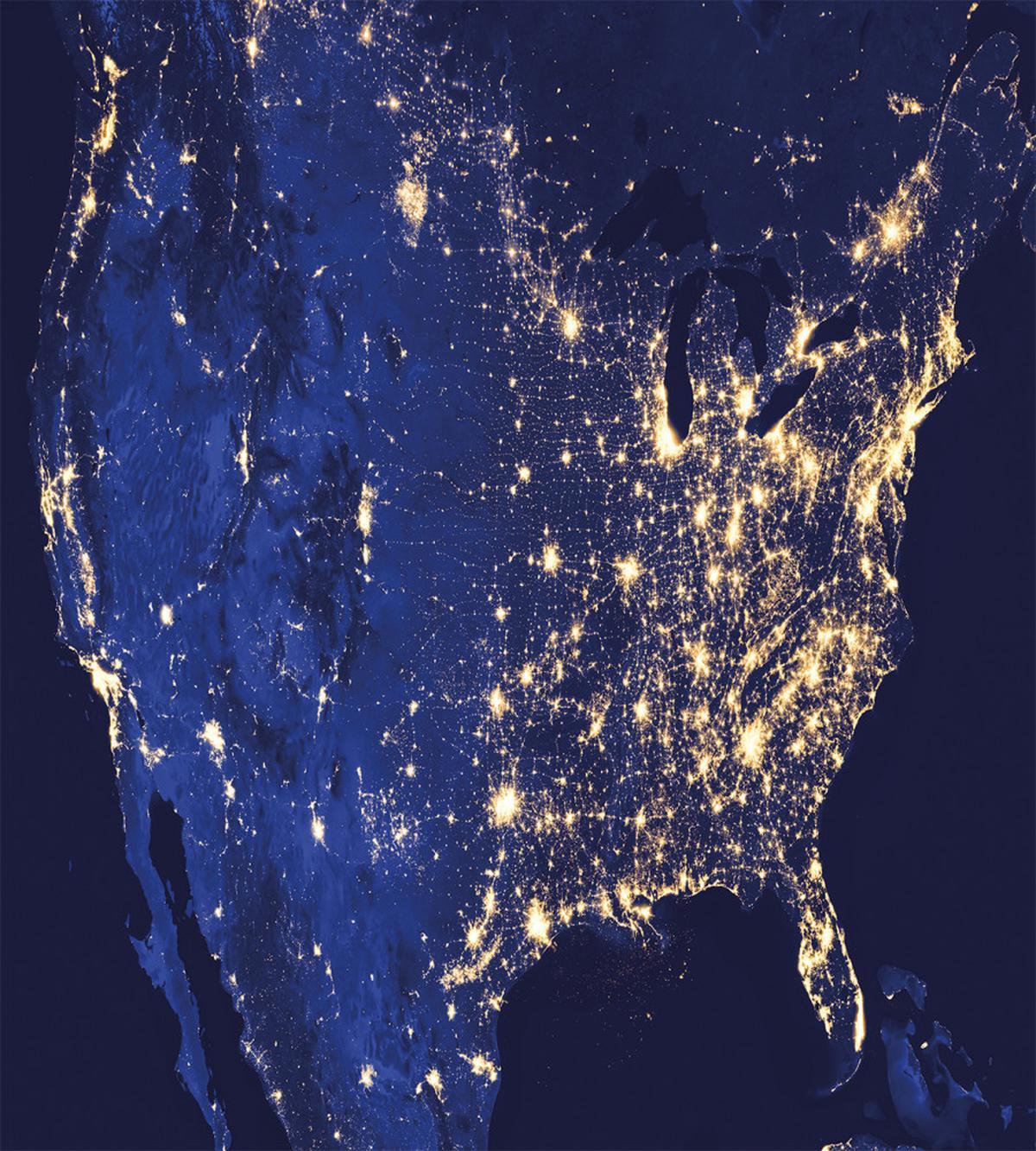 America Continent Space — Pattern