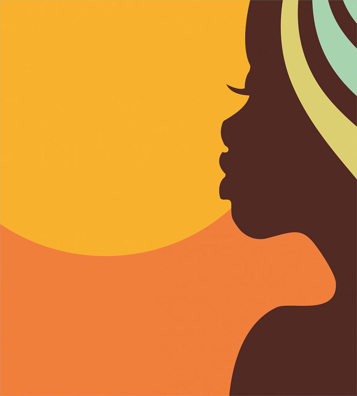 Teenage Girl Face — Pattern