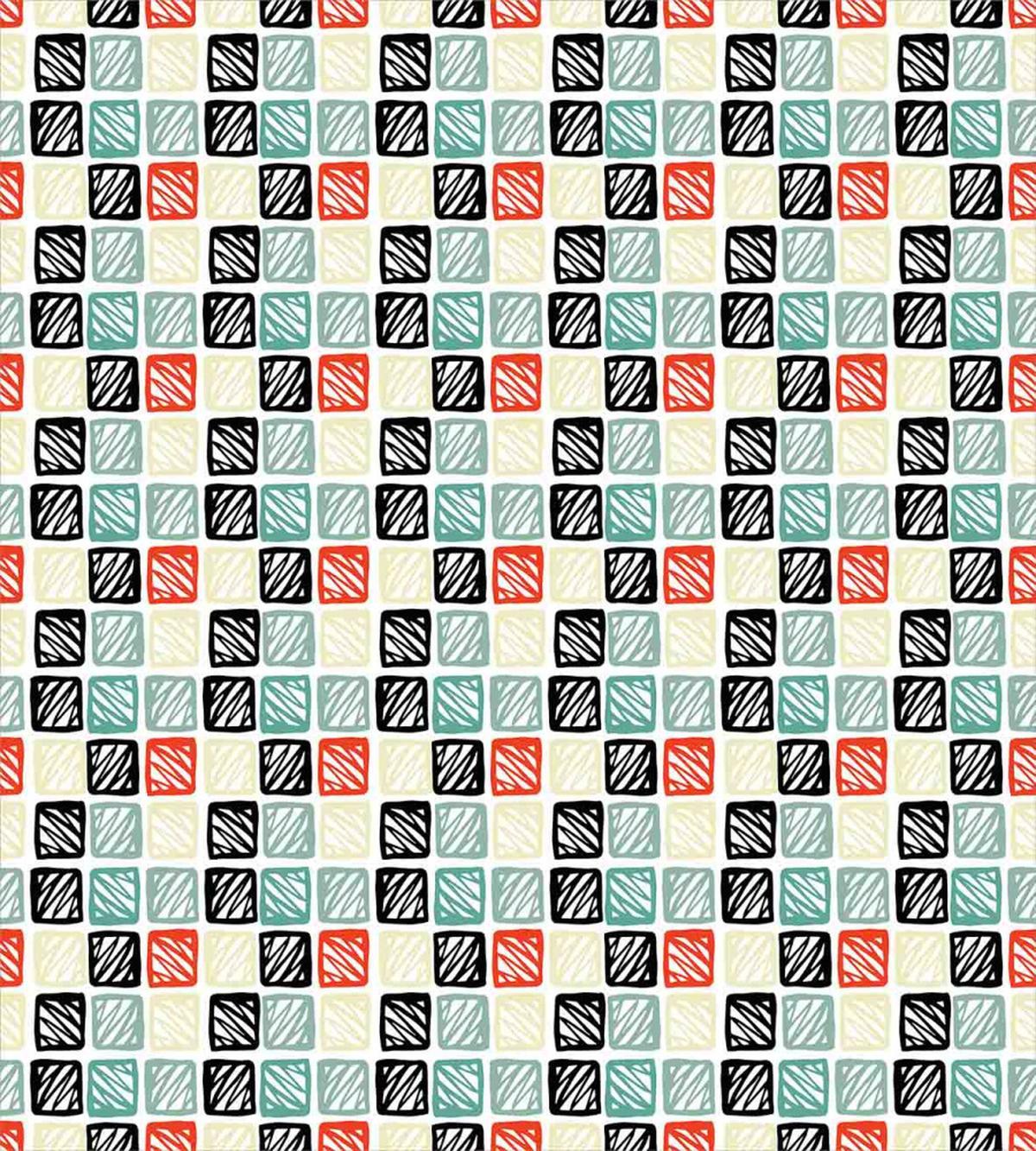 Grid Style Squares Zigzag — Pattern