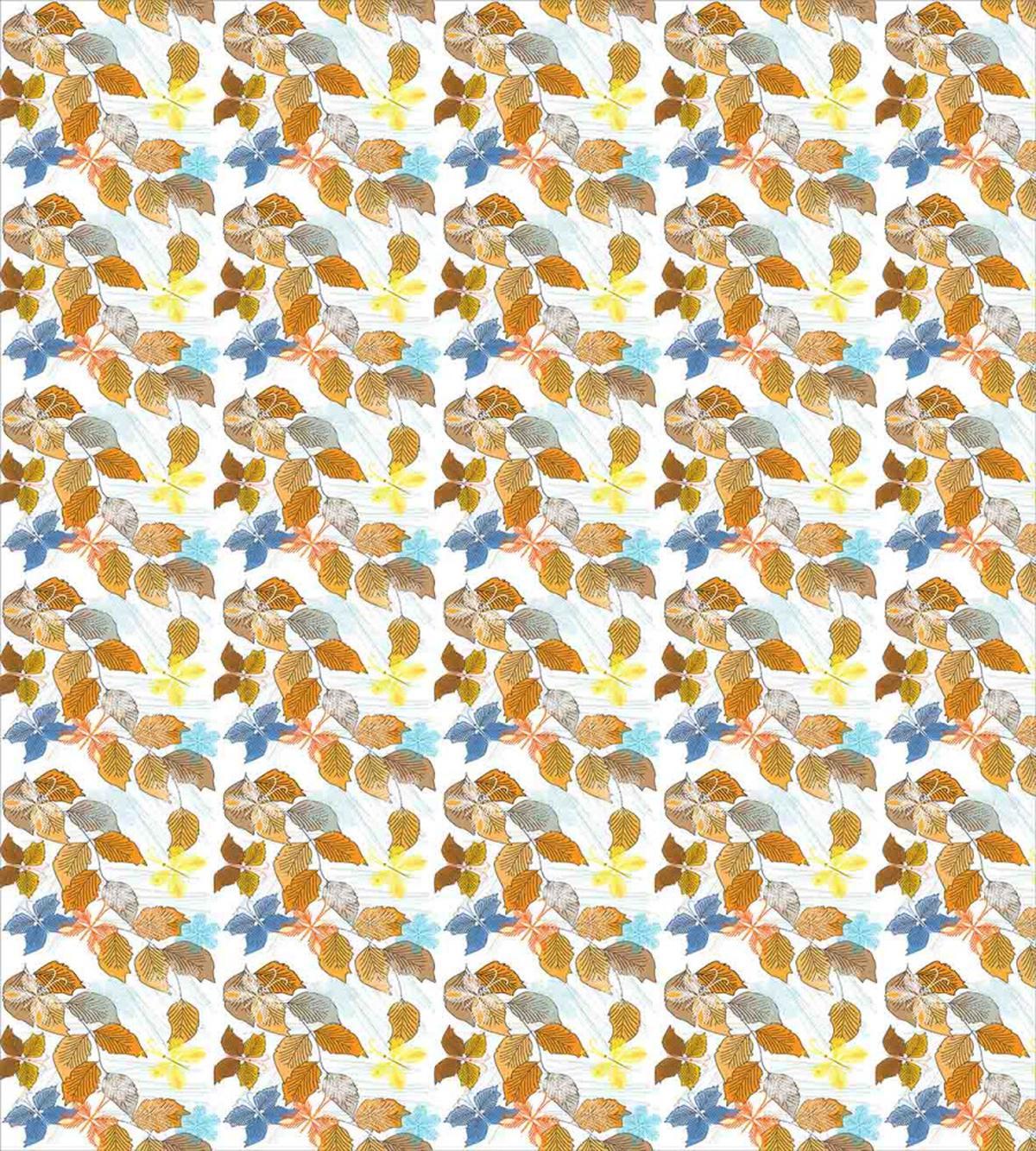 Nature Motifs Illustration — Pattern