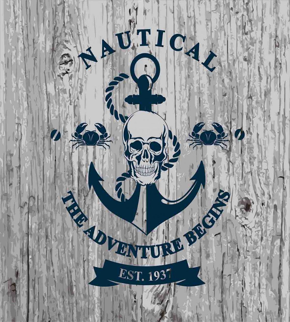 Anchor Skull Rope Sea — Pattern