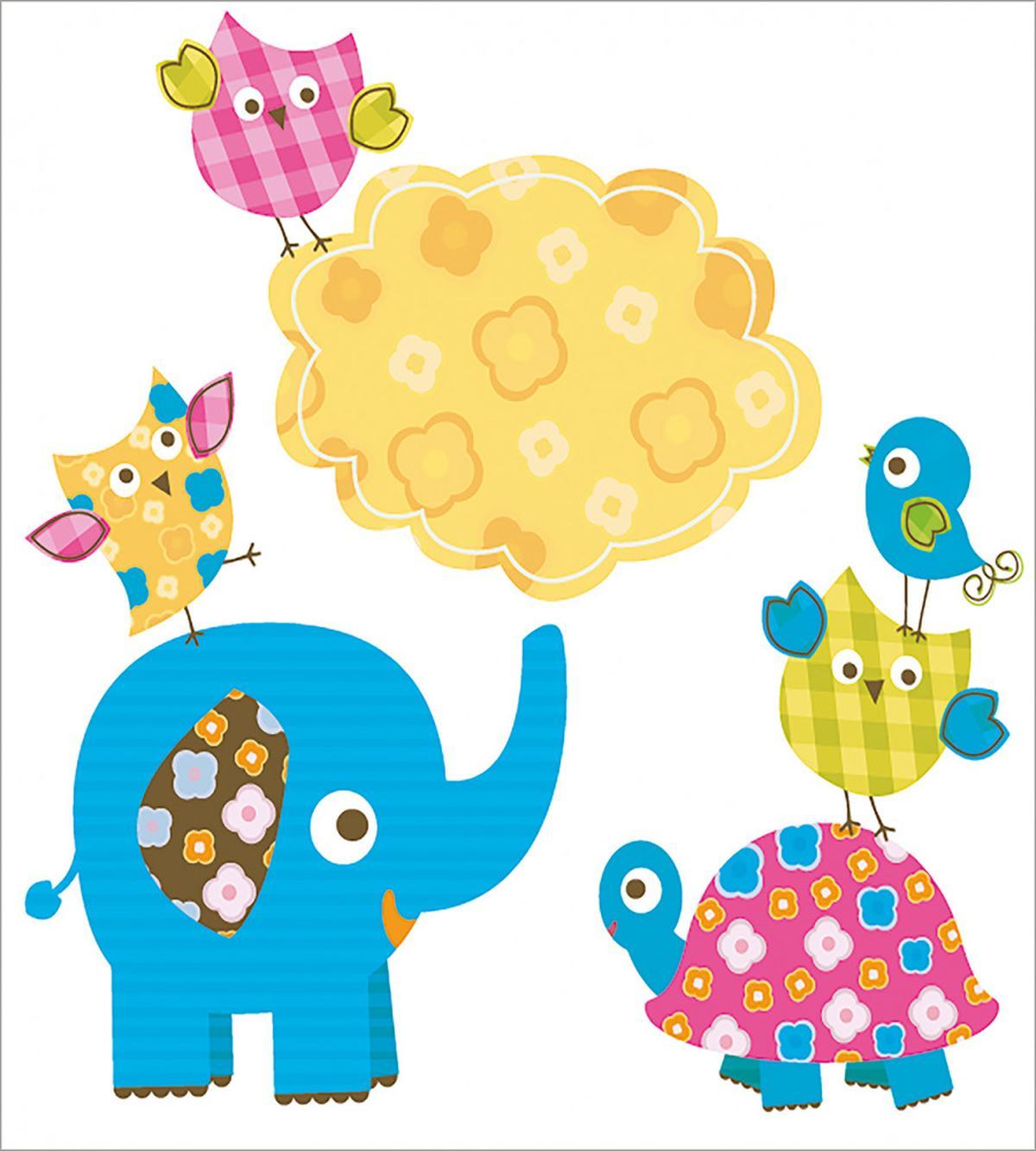Cartoon Happy Wildlife — Pattern