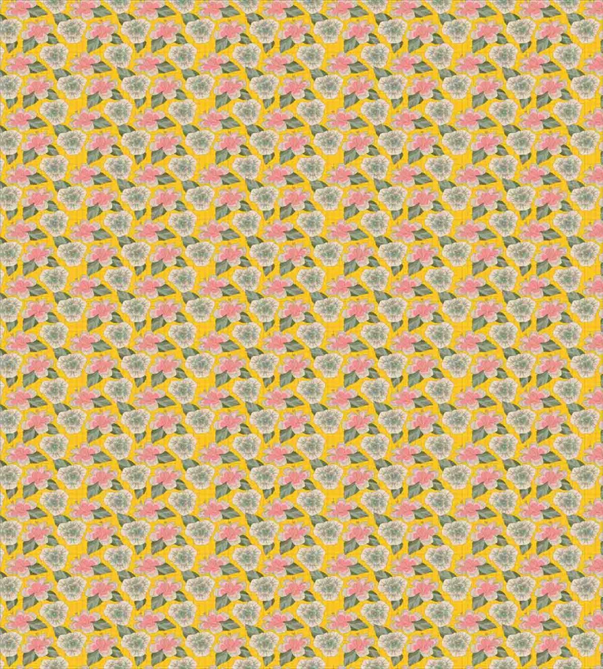 Exotic Beauty Theme Hibiscus — Pattern
