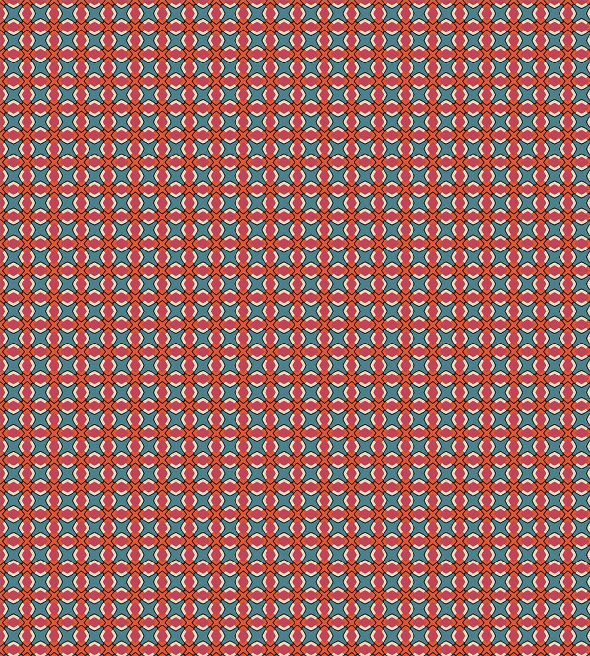 Illustrated Abstract Tiles — Pattern