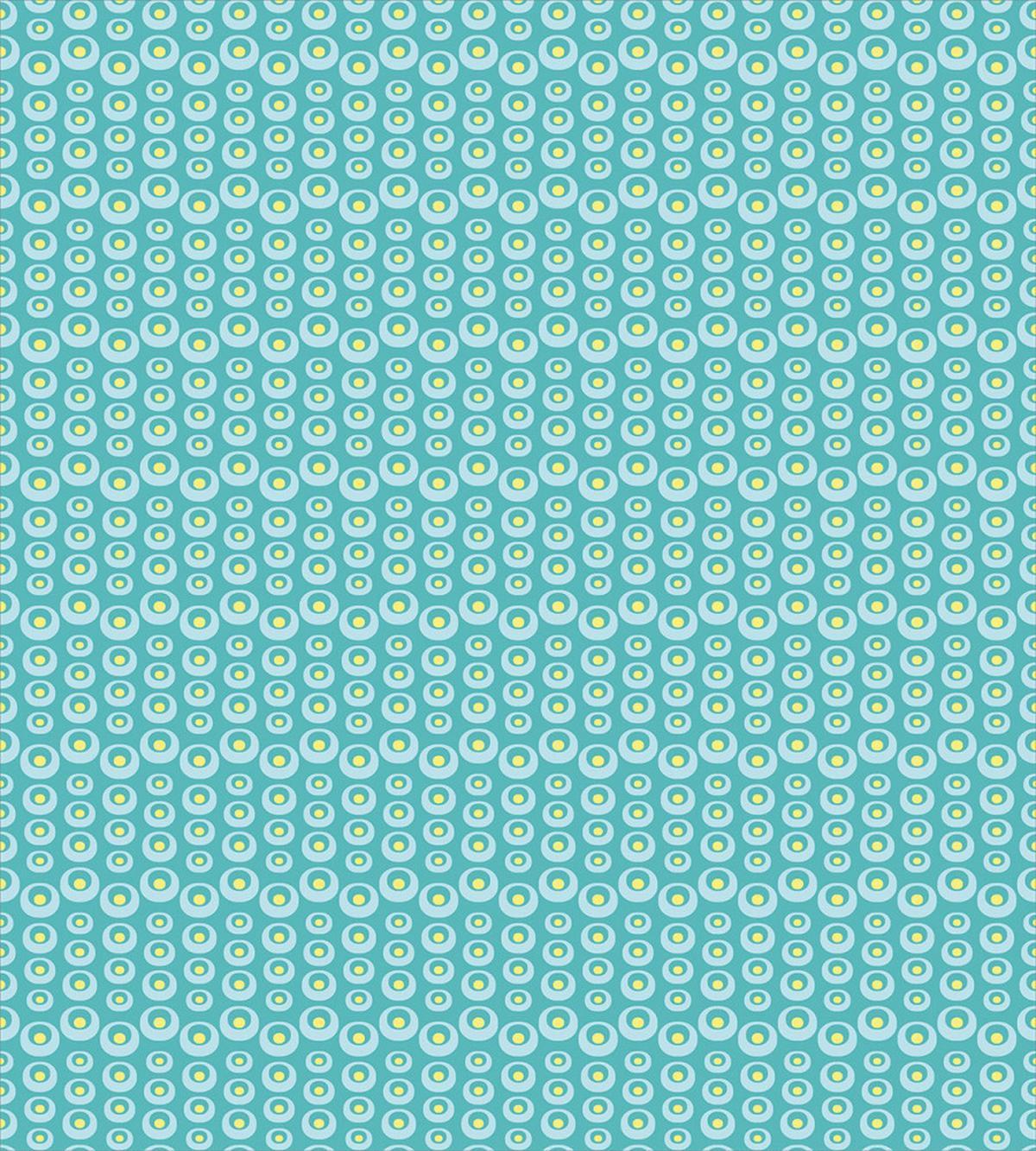 Simplistic Soft Circles Art — Pattern