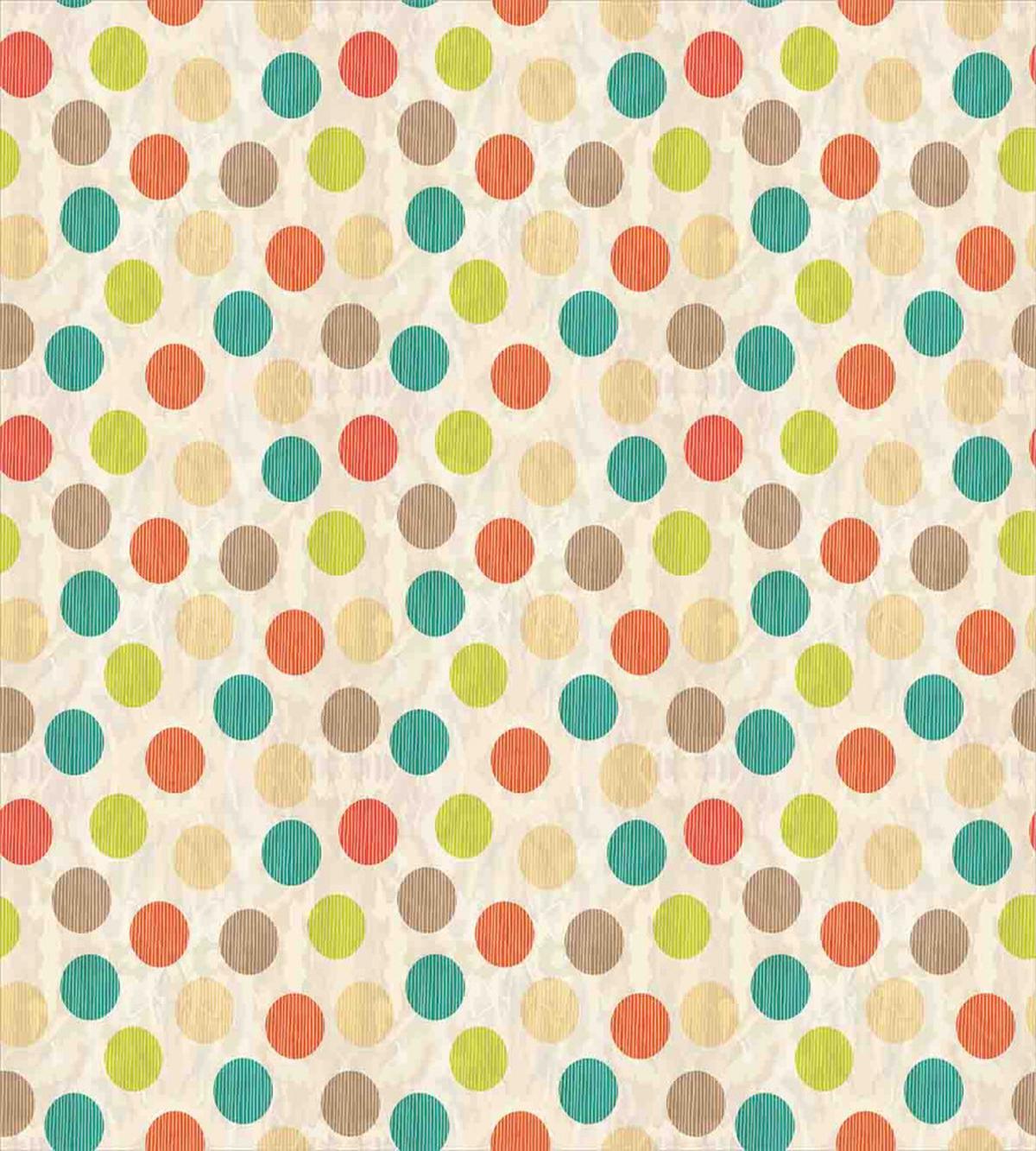 Colorful Circles Grungy — Pattern