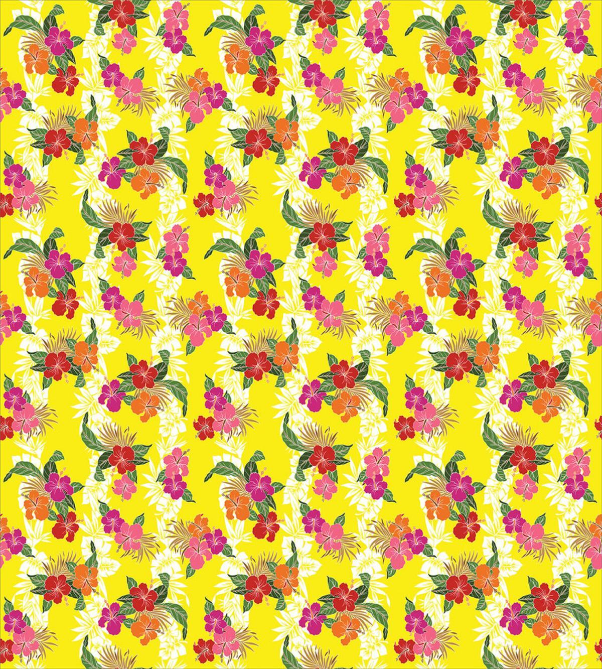 Tropical Flowers Art — Pattern