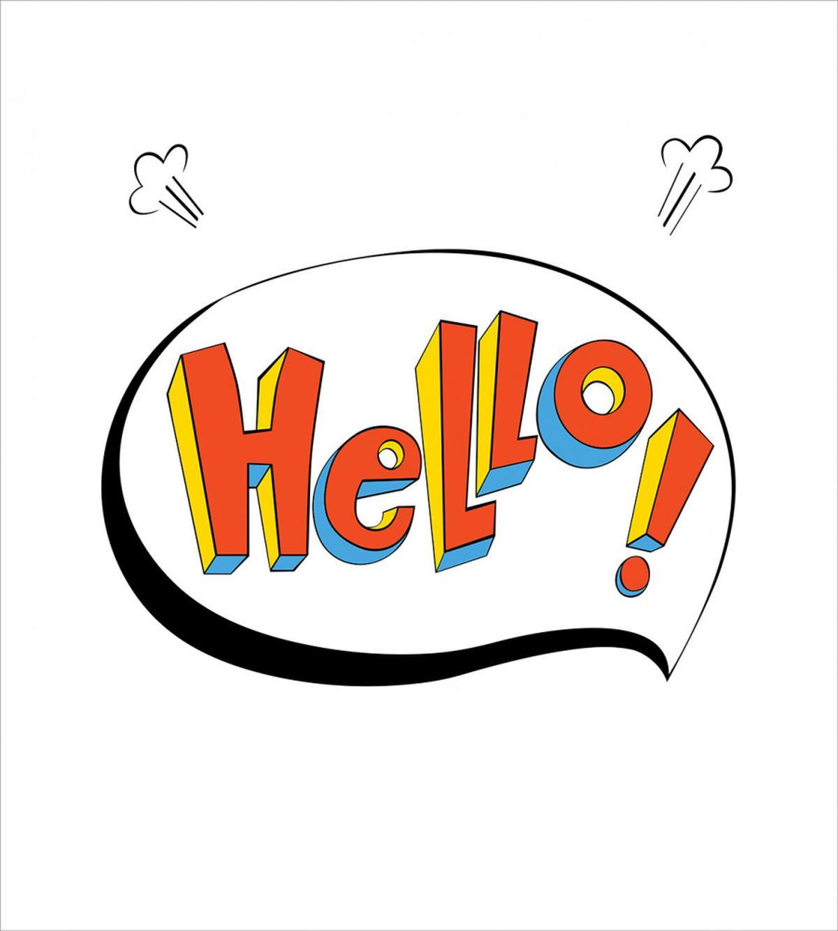 Comic Speech Bubble Retro — Pattern