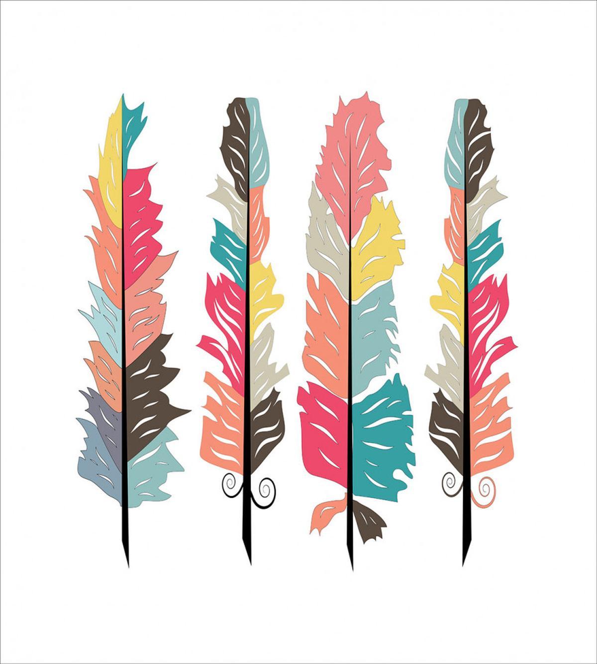 Tribal Primitive Boho Plume — Pattern