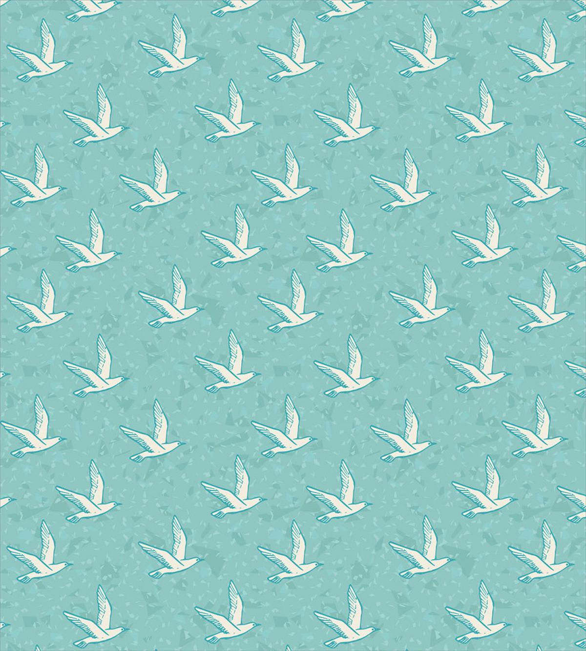 Seagulls on Polygonal Back — Pattern