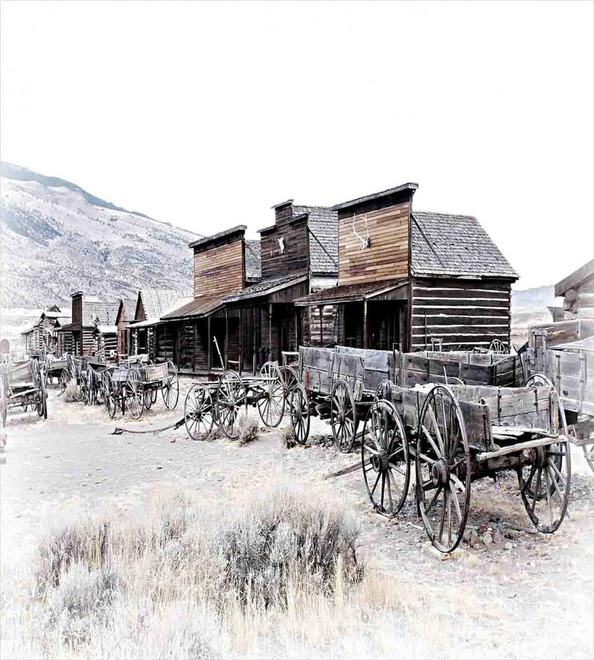 Old Wooden 20s Town — Pattern