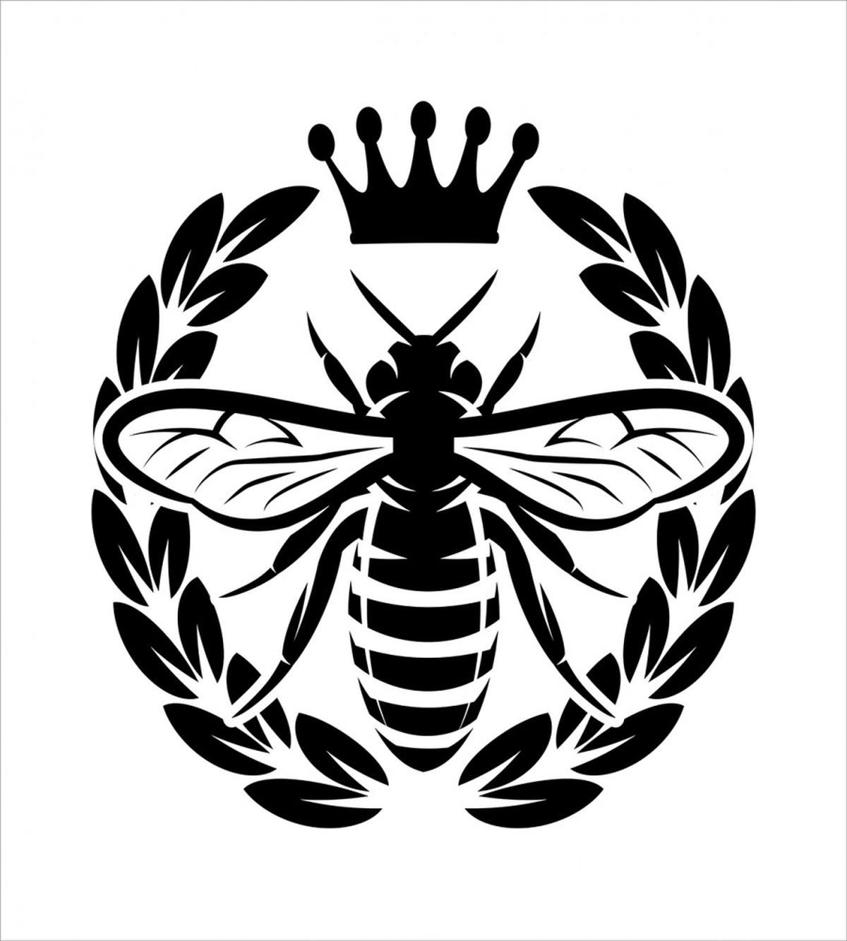 Monochrome Wreath — Pattern