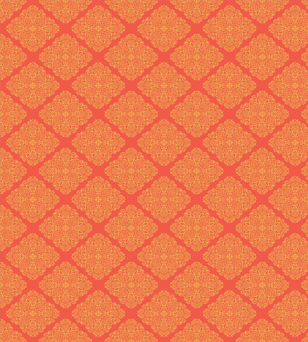 Dots Swirls Floral Medieval — Pattern