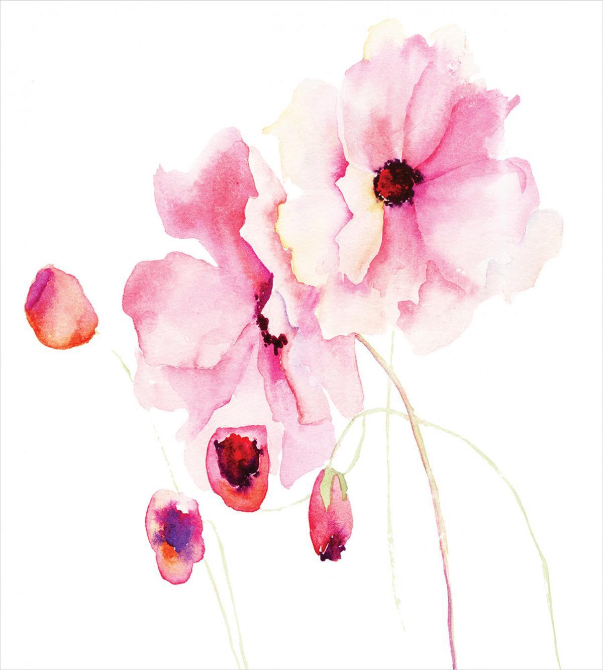Pink Flower Petals — Pattern