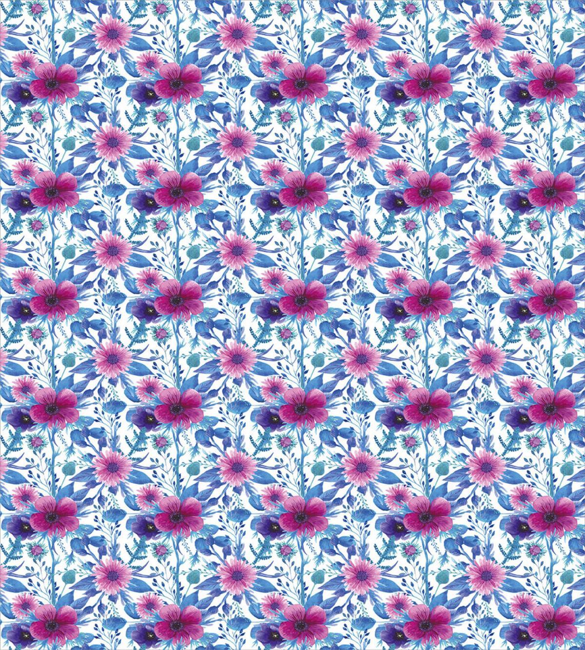 Watercolor Nosegay Flowers — Pattern