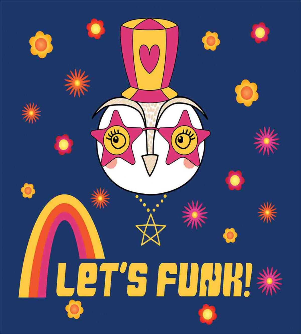 Cartoon Owl Funky — Pattern