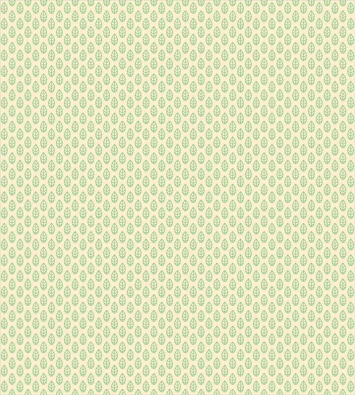 Geometric Spring Leaves — Pattern