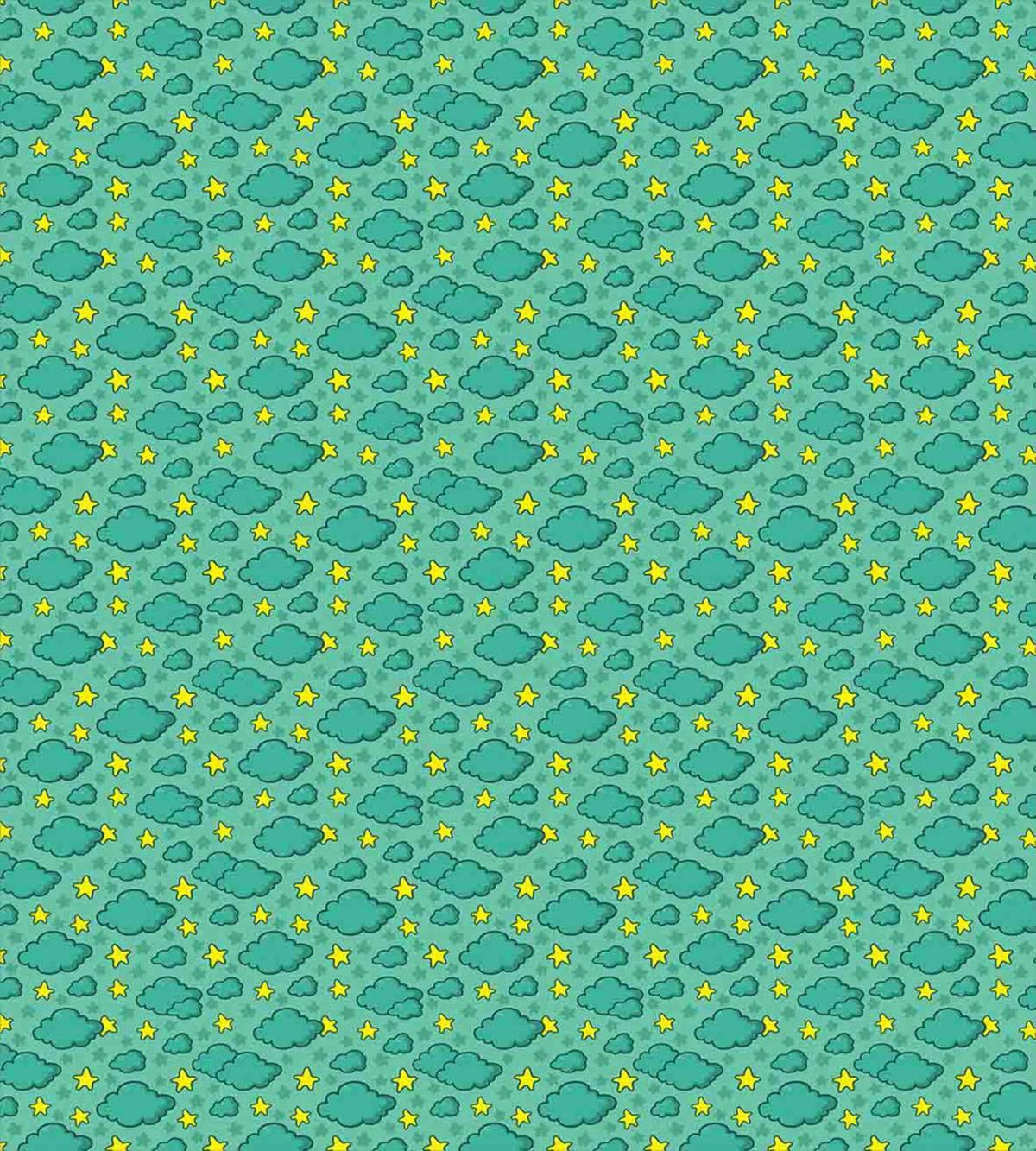 Cartoon Kids Night Sky — Pattern