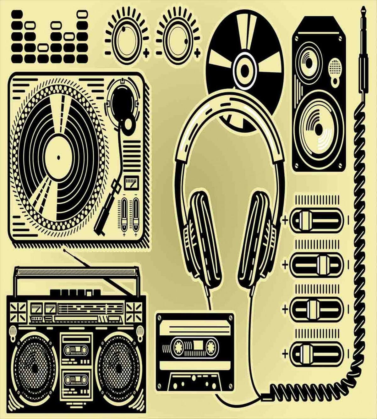Turntable Headphones — Pattern