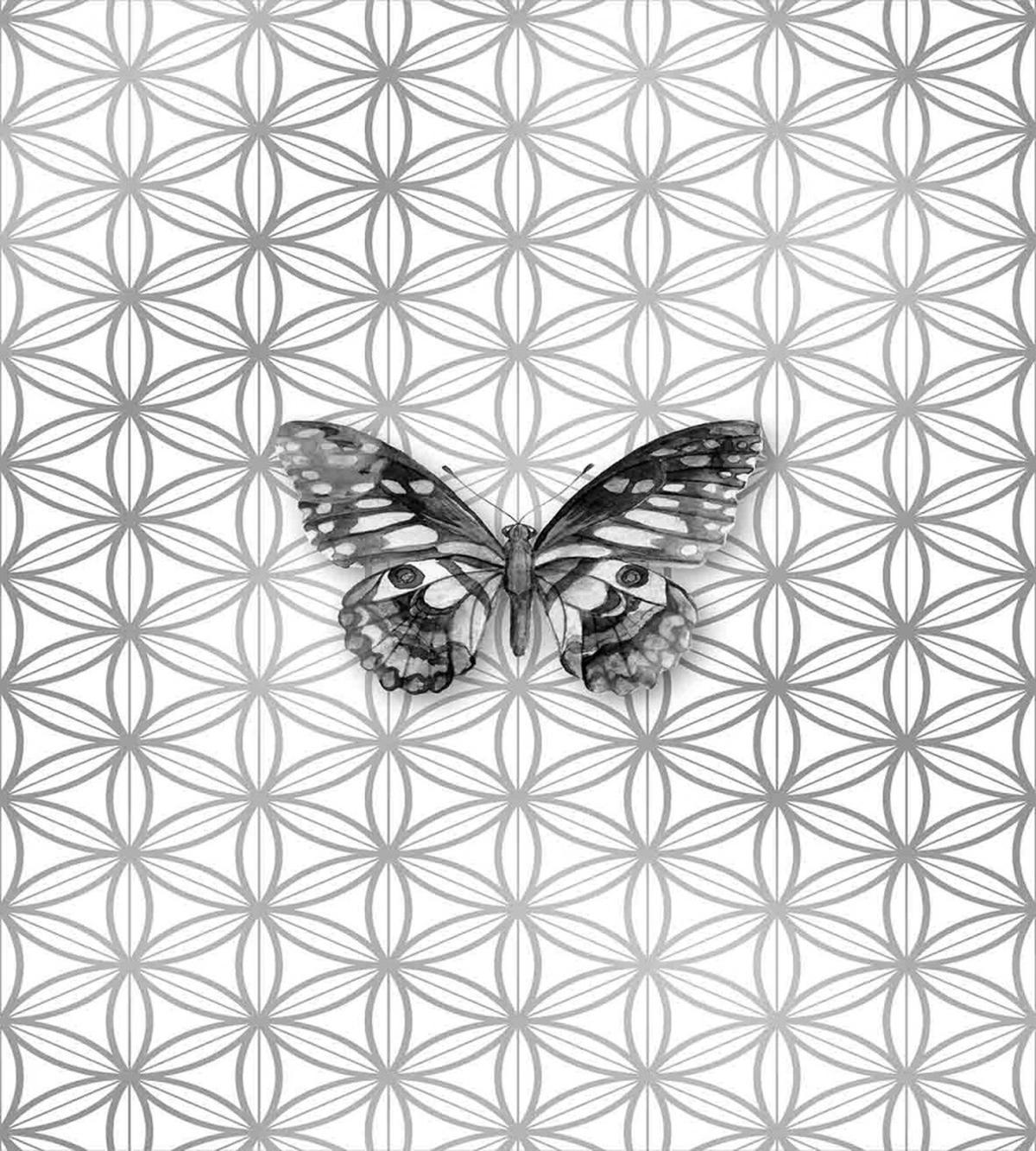 Geometric Butterfly — Pattern