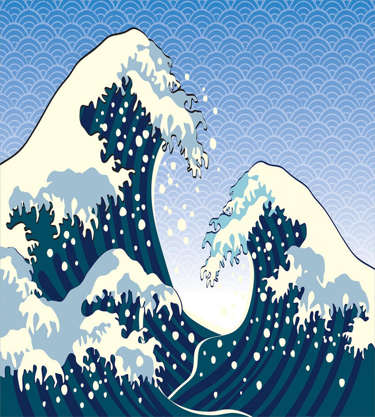 Ocean Wind Art — Pattern