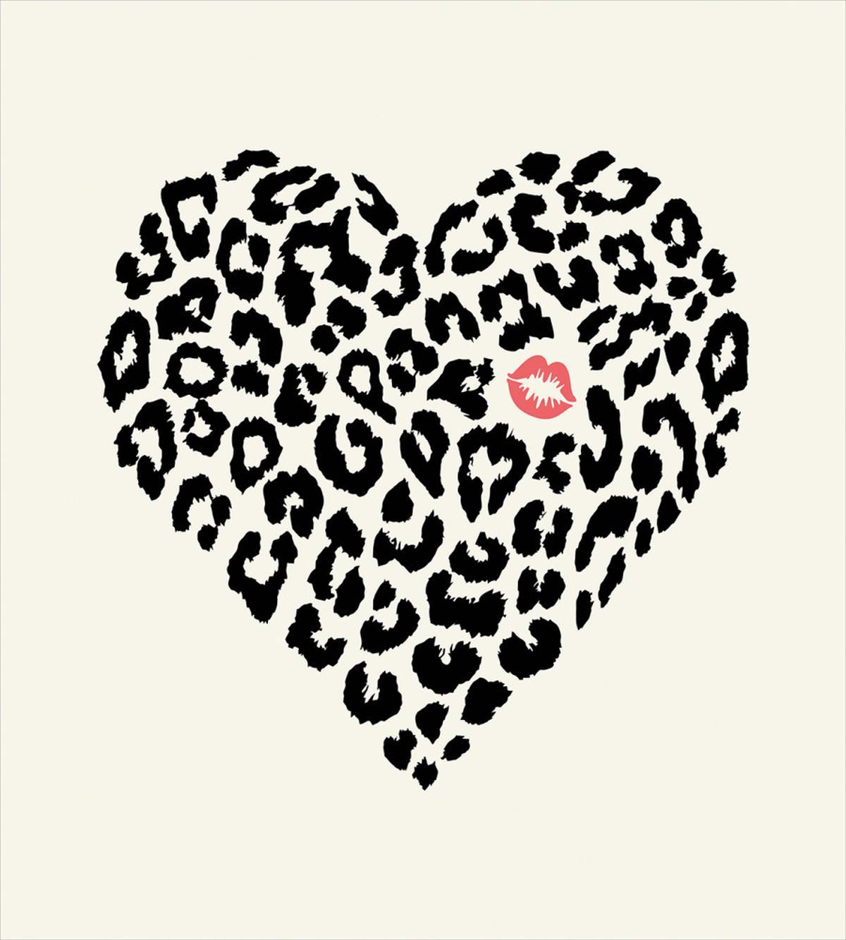 Heart Shaped Leopard Skin — Pattern