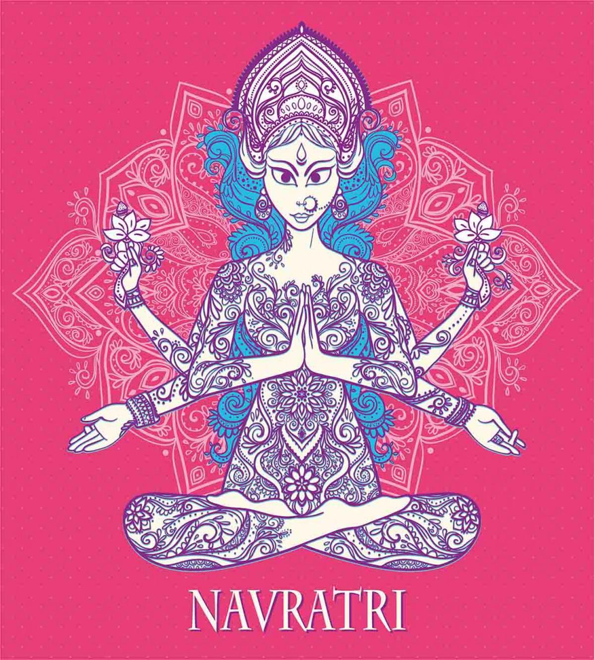 Yoga Mandala Girl — Pattern