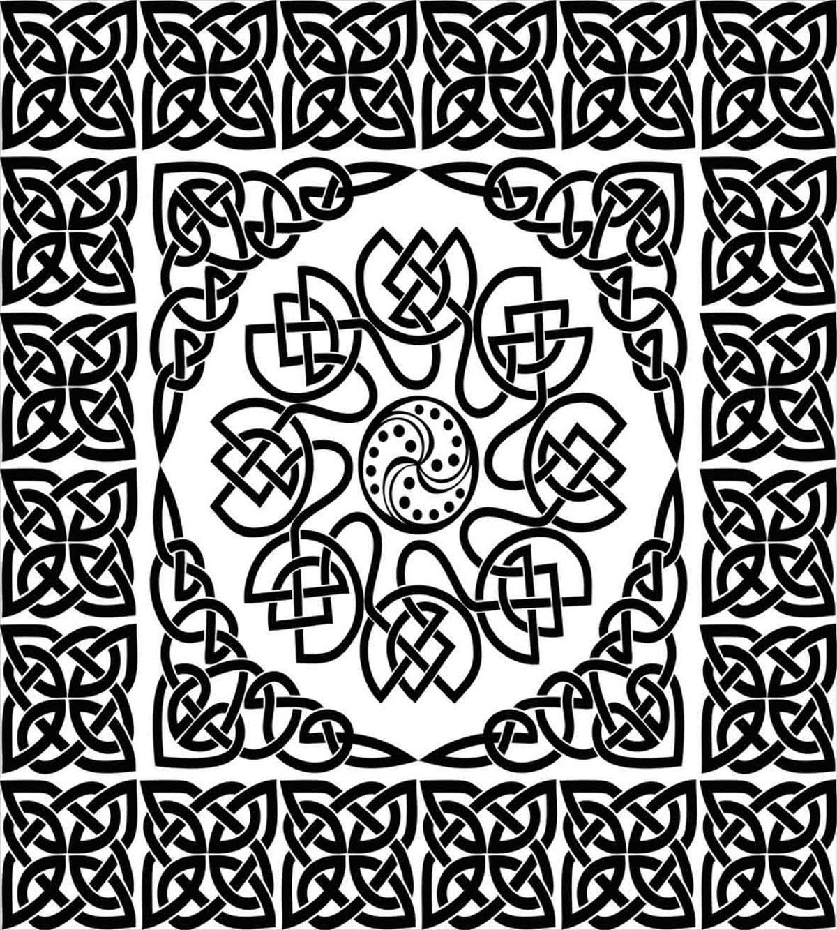 Filigree Abstract Knot — Pattern