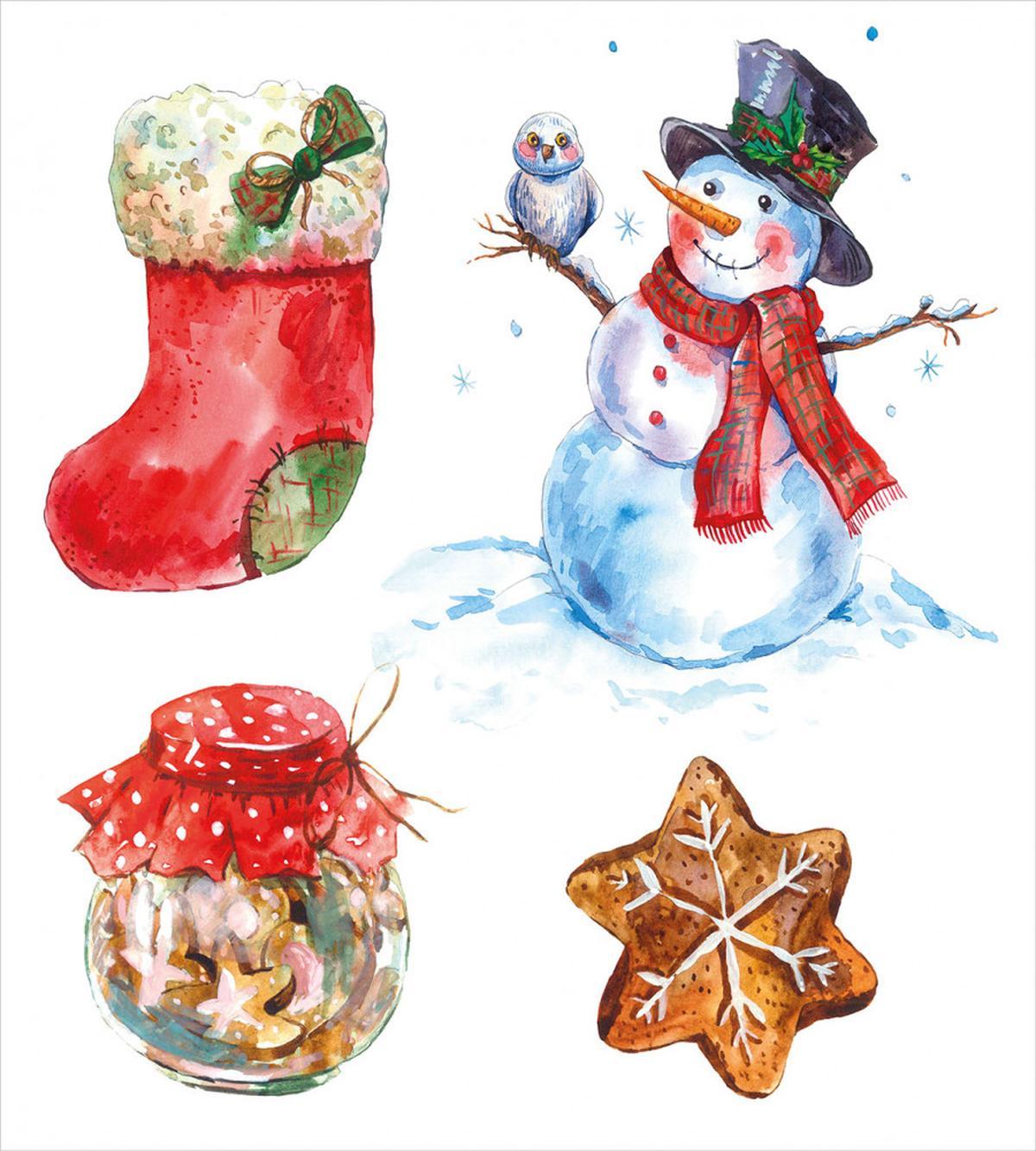 Watercolor Xmas — Pattern