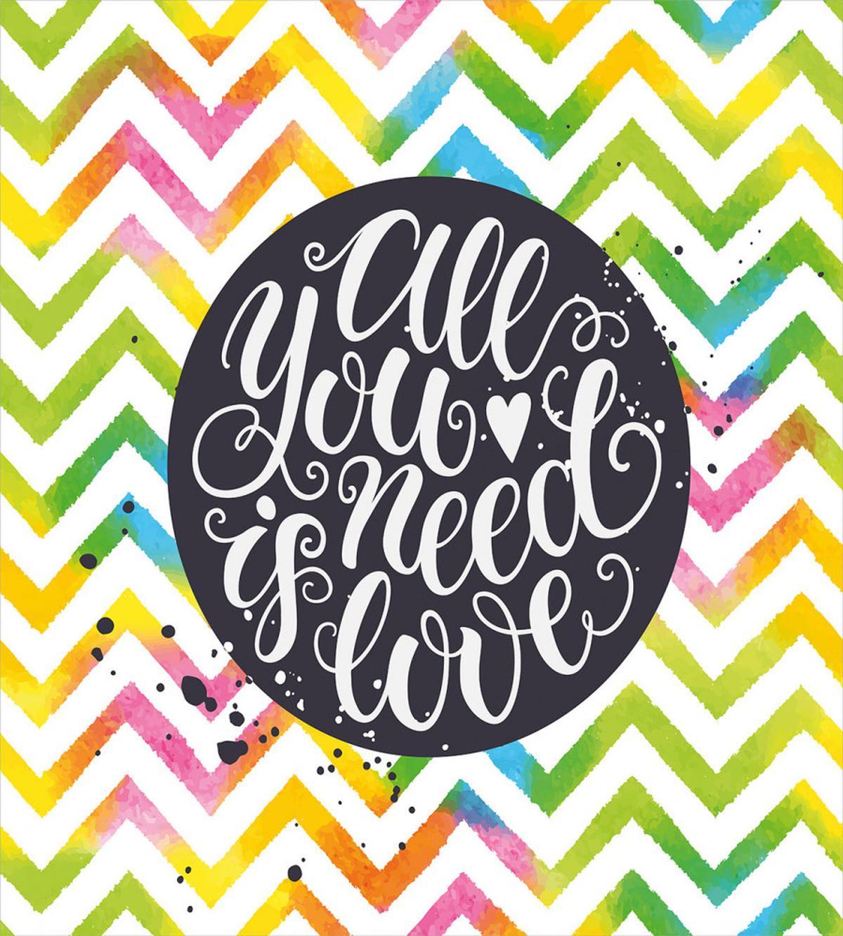 All You Need is Love Chevron — Pattern