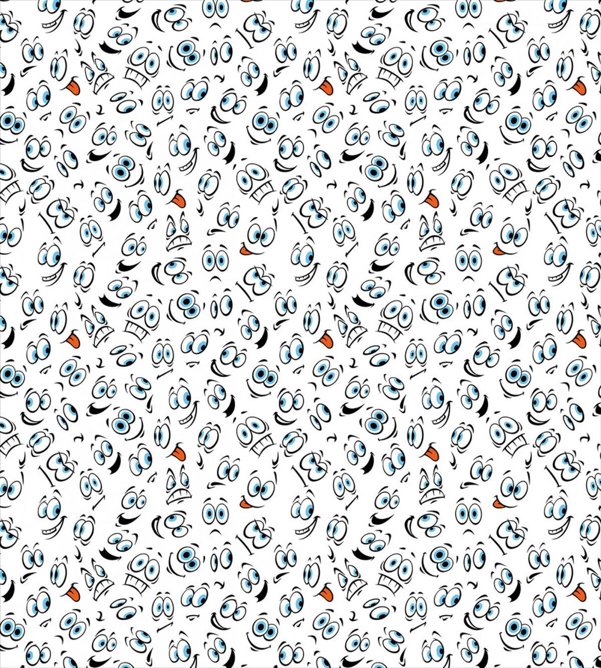 Sad Hot Happy Face Moods — Pattern
