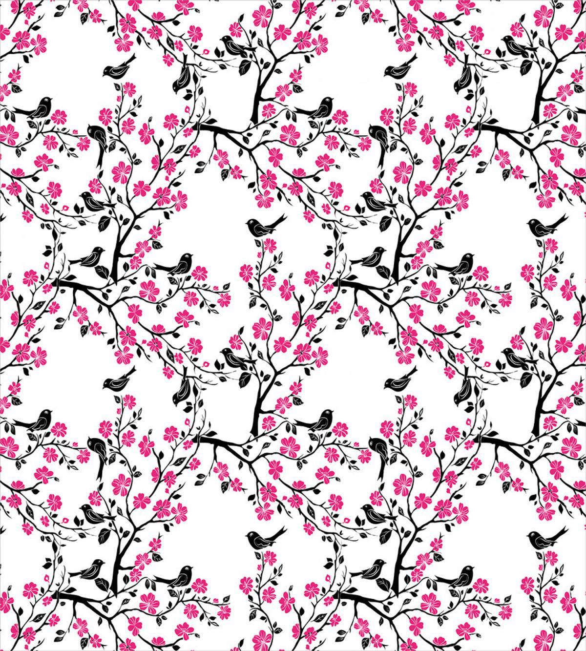 Sakura Tree Bird — Pattern