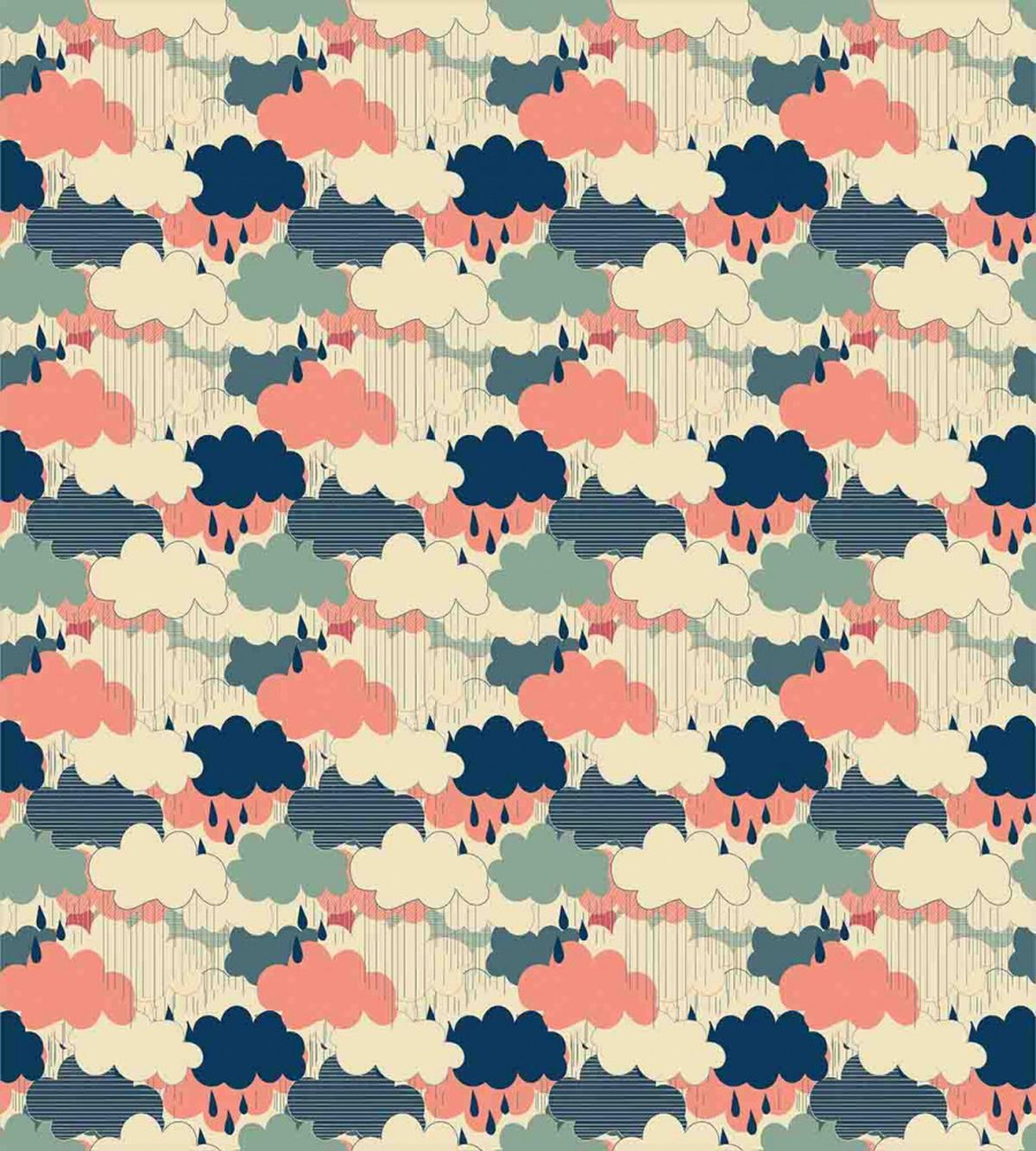 Rain Colorful Clouds — Pattern