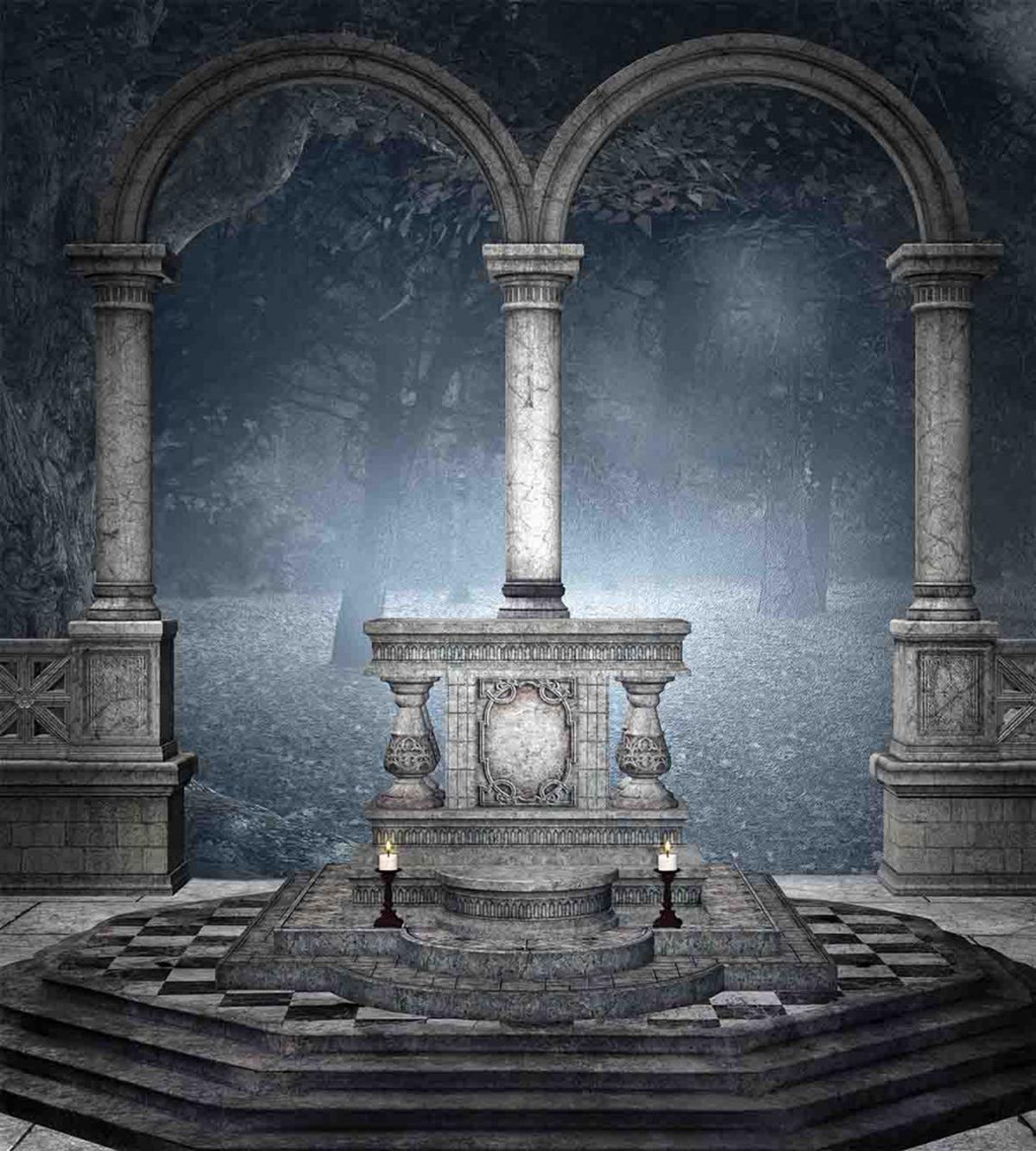 Roman Style Stone Altar — Pattern